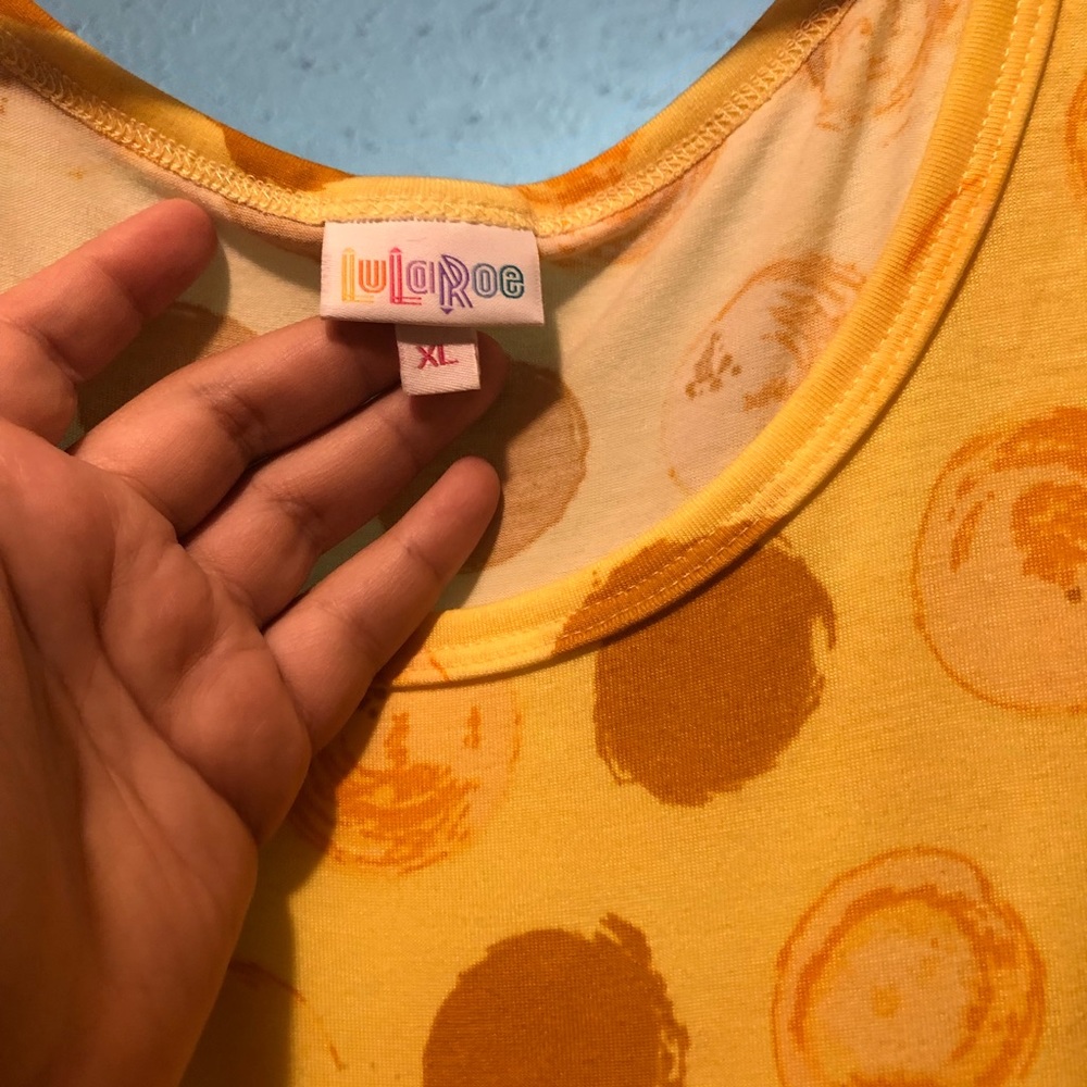 Yellow polka dot dress